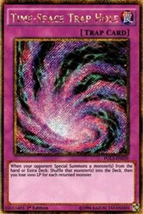 Time-Space Trap Hole (PGL3-EN039) - Premium Gold: Infinite Gold 1st Edition Premium Gold: Infinite Gold Yugioh Single  Squirtle Squad Card Shop.