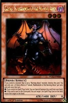 Calcab, Malebranche of the Burning Abyss (PGL3-EN048) - Premium Gold: Infinite Gold 1st Edition Premium Gold: Infinite Gold Yugioh Single  Squirtle Squad Card Shop.