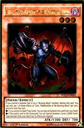 Libic, Malebranche of the Burning Abyss (PGL3-EN050) - Premium Gold: Infinite Gold 1st Edition Premium Gold: Infinite Gold Yugioh Single  Squirtle Squad Card Shop.