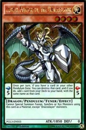 Luster Pendulum, the Dracoslayer (PGL3-EN055) - Premium Gold: Infinite Gold 1st Edition Premium Gold: Infinite Gold Yugioh Single  Squirtle Squad Card Shop.