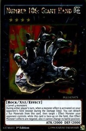 Number 106: Giant Hand (PGL3-EN075) - Premium Gold: Infinite Gold 1st Edition Premium Gold: Infinite Gold Yugioh Single  Squirtle Squad Card Shop.