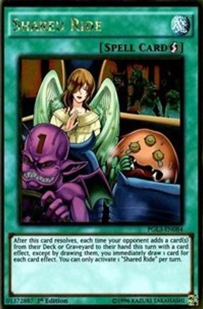 Shared Ride (PGL3-EN084) - Premium Gold: Infinite Gold 1st Edition Premium Gold: Infinite Gold Yugioh Single  Squirtle Squad Card Shop.