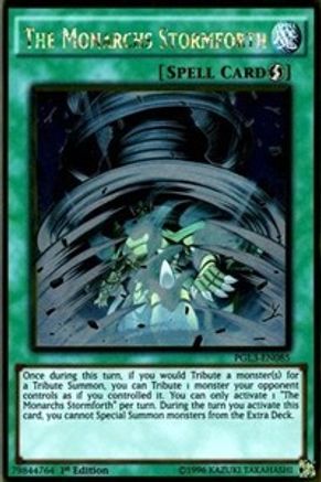 The Monarchs Stormforth (PGL3-EN085) - Premium Gold: Infinite Gold 1st Edition Premium Gold: Infinite Gold Yugioh Single  Squirtle Squad Card Shop.