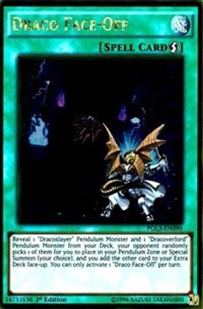 Draco Face-Off (PGL3-EN090) - Premium Gold: Infinite Gold 1st Edition Premium Gold: Infinite Gold Yugioh Single  Squirtle Squad Card Shop.