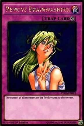 Remove Brainwashing (PGL3-EN091) - Premium Gold: Infinite Gold 1st Edition Premium Gold: Infinite Gold Yugioh Single  Squirtle Squad Card Shop.