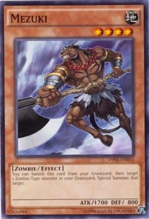 Mezuki (OP01-EN016) - OTS Tournament Pack 1 Unlimited OTS Tournament Pack 1 Yugioh Single  Squirtle Squad Card Shop.