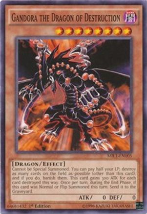 Gandora the Dragon of Destruction (MIL1-EN005) - Millennium Pack 1st Edition Millennium Pack Yugioh Single  Squirtle Squad Card Shop.