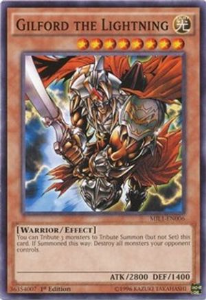 Gilford the Lightning (MIL1-EN006) - Millennium Pack 1st Edition Millennium Pack Yugioh Single  Squirtle Squad Card Shop.