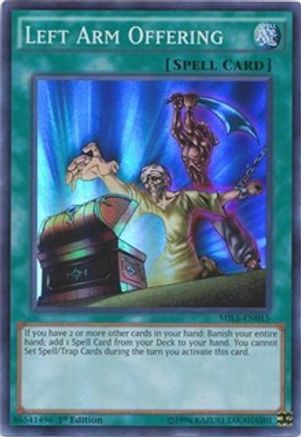 Left Arm Offering (MIL1-EN015) - Millennium Pack 1st Edition Millennium Pack Yugioh Single  Squirtle Squad Card Shop.