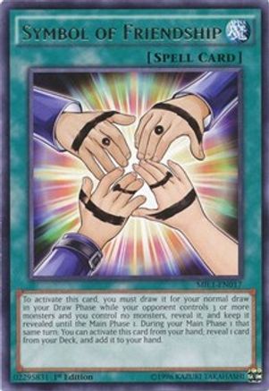Symbol of Friendship (MIL1-EN017) - Millennium Pack 1st Edition Millennium Pack Yugioh Single  Squirtle Squad Card Shop.
