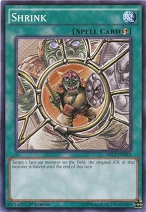 Shrink (MIL1-EN018) - Millennium Pack 1st Edition Millennium Pack Yugioh Single  Squirtle Squad Card Shop.