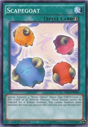 Scapegoat (MIL1-EN019) - Millennium Pack 1st Edition Millennium Pack Yugioh Single  Squirtle Squad Card Shop.