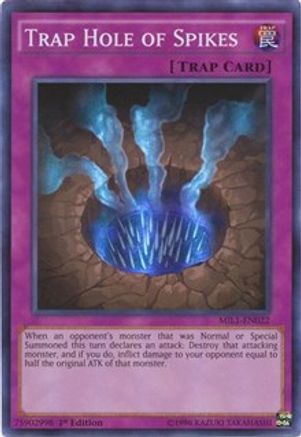 Trap Hole of Spikes (MIL1-EN022) - Millennium Pack 1st Edition Millennium Pack Yugioh Single  Squirtle Squad Card Shop.