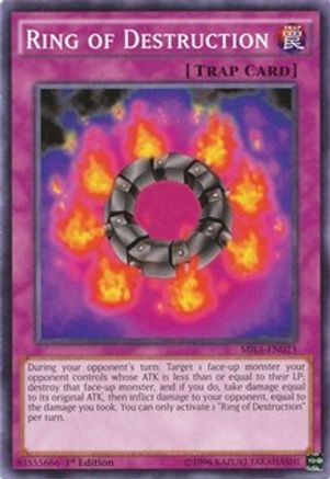 Ring of Destruction (MIL1-EN023) - Millennium Pack 1st Edition Millennium Pack Yugioh Single  Squirtle Squad Card Shop.