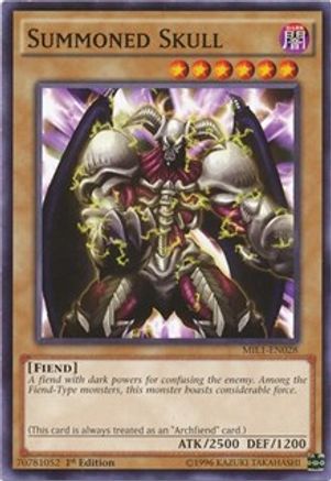 Summoned Skull (MIL1-EN028) - Millennium Pack 1st Edition Millennium Pack Yugioh Single  Squirtle Squad Card Shop.
