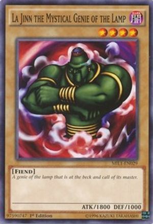 La Jinn the Mystical Genie of the Lamp (MIL1-EN029) - Millennium Pack 1st Edition Millennium Pack Yugioh Single  Squirtle Squad Card Shop.