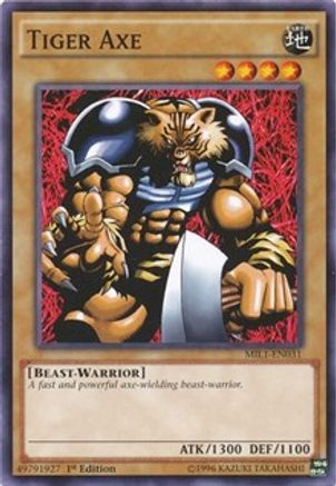Tiger Axe (MIL1-EN031) - Millennium Pack 1st Edition Millennium Pack Yugioh Single  Squirtle Squad Card Shop.