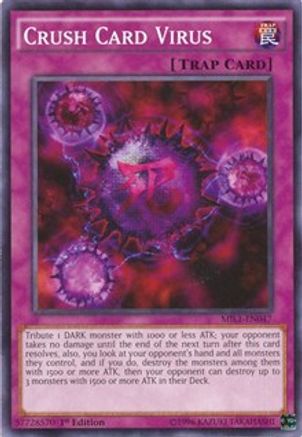 Crush Card Virus (MIL1-EN047) - Millennium Pack 1st Edition Millennium Pack Yugioh Single  Squirtle Squad Card Shop.