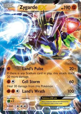 Zygarde EX 054  - Holofoil XY  Fates Collide - Ultra Rare XY - Fates Collide Pokemon Single  Squirtle Squad Card Shop.