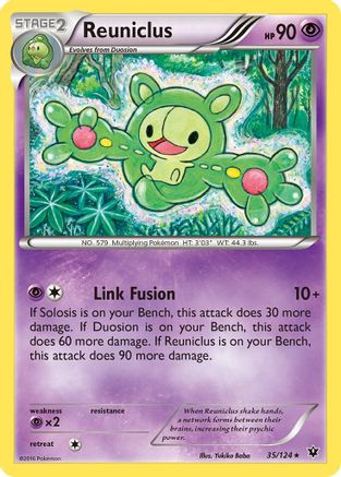 Reuniclus 035  XY  Fates Collide - Rare XY - Fates Collide Pokemon Single  Squirtle Squad Card Shop.