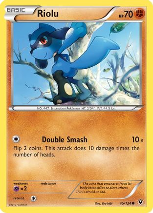 Riolu (45) (45) 045  XY  Fates Collide - Common XY - Fates Collide Pokemon Single  Squirtle Squad Card Shop.