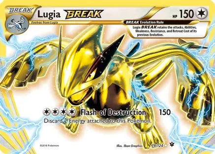 Lugia BREAK 079  - Holofoil XY  Fates Collide - Rare BREAK XY - Fates Collide Pokemon Single  Squirtle Squad Card Shop.