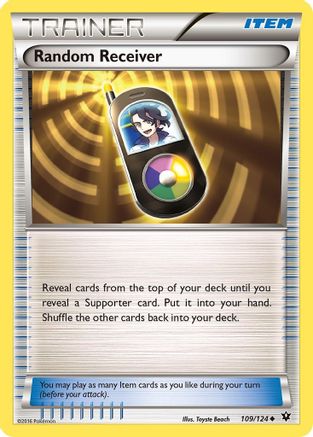 Random Receiver 109  XY  Fates Collide - Uncommon XY - Fates Collide Pokemon Single  Squirtle Squad Card Shop.
