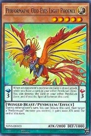 Performapal Odd-Eyes Light Phoenix (SHVI-EN003) - Shining Victories 1st Edition Shining Victories Yugioh Single  Squirtle Squad Card Shop.