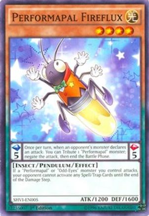 Performapal Fireflux (SHVI-EN005) - Shining Victories 1st Edition Shining Victories Yugioh Single  Squirtle Squad Card Shop.