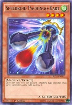 Speedroid Pachingo-Kart (SHVI-EN007) - Shining Victories Unlimited Shining Victories Yugioh Single  Squirtle Squad Card Shop.