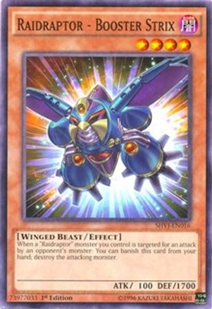 Raidraptor - Booster Strix (SHVI-EN016) - Shining Victories 1st Edition Shining Victories Yugioh Single  Squirtle Squad Card Shop.