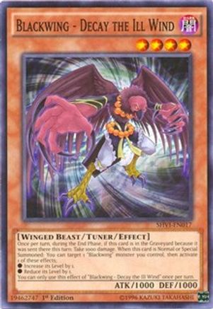 Blackwing - Decay the Ill Wind (SHVI-EN017) - Shining Victories Unlimited Shining Victories Yugioh Single  Squirtle Squad Card Shop.