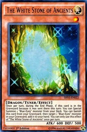 The White Stone of Ancients (SHVI-EN022) - Shining Victories 1st Edition Shining Victories Yugioh Single  Squirtle Squad Card Shop.
