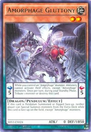 Amorphage Gluttony (SHVI-EN024) - Shining Victories 1st Edition Shining Victories Yugioh Single  Squirtle Squad Card Shop.