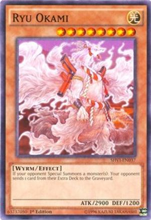 Ryu Okami (SHVI-EN037) - Shining Victories 1st Edition Shining Victories Yugioh Single  Squirtle Squad Card Shop.