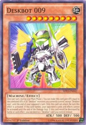 Deskbot 009 (SHVI-EN042) - Shining Victories 1st Edition Shining Victories Yugioh Single  Squirtle Squad Card Shop.