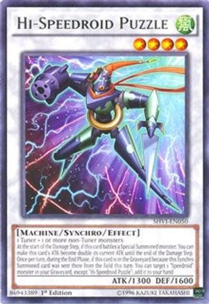 Hi-Speedroid Puzzle (SHVI-EN050) - Shining Victories Unlimited Shining Victories Yugioh Single  Squirtle Squad Card Shop.