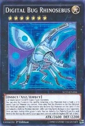Digital Bug Rhinosebus (SHVI-EN056) - Shining Victories Unlimited Shining Victories Yugioh Single  Squirtle Squad Card Shop.