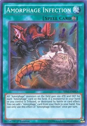Amorphage Infection (SHVI-EN063) - Shining Victories Unlimited Shining Victories Yugioh Single  Squirtle Squad Card Shop.