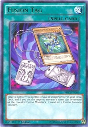 Fusion Tag (SHVI-EN066) - Shining Victories Unlimited Shining Victories Yugioh Single  Squirtle Squad Card Shop.