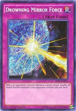 Drowning Mirror Force (SHVI-EN075) - Shining Victories Unlimited Shining Victories Yugioh Single  Squirtle Squad Card Shop.