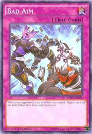 Bad Aim (SHVI-EN078) - Shining Victories Unlimited Shining Victories Yugioh Single  Squirtle Squad Card Shop.