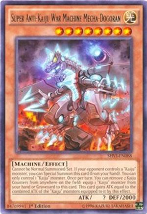 Super Anti-Kaiju War Machine Mecha-Dogoran (SHVI-EN088) - Shining Victories 1st Edition Shining Victories Yugioh Single  Squirtle Squad Card Shop.