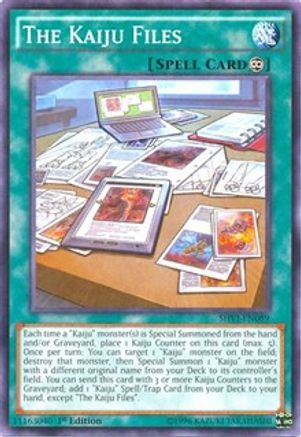 The Kaiju Files (SHVI-EN089) - Shining Victories 1st Edition Shining Victories Yugioh Single  Squirtle Squad Card Shop.