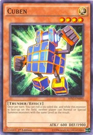 Cuben (SHVI-EN090) - Shining Victories Unlimited Shining Victories Yugioh Single  Squirtle Squad Card Shop.