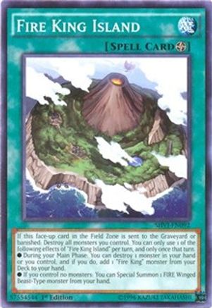 Fire King Island (SHVI-EN092) - Shining Victories Unlimited Shining Victories Yugioh Single  Squirtle Squad Card Shop.