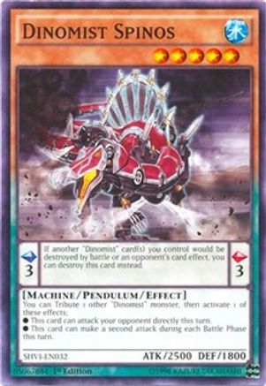 Dinomist Spinos (SHVI-EN032) - Shining Victories 1st Edition Shining Victories Yugioh Single  Squirtle Squad Card Shop.