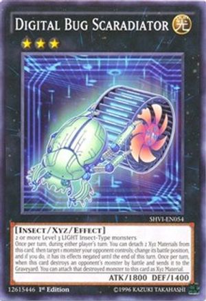 Digital Bug Scaradiator (SHVI-EN054) - Shining Victories Unlimited Shining Victories Yugioh Single  Squirtle Squad Card Shop.