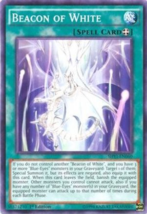 Beacon of White (SHVI-EN060) - Shining Victories Unlimited Shining Victories Yugioh Single  Squirtle Squad Card Shop.