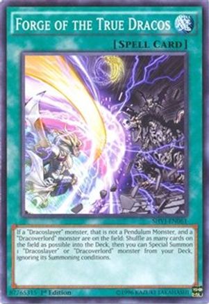 Forge of the True Dracos (SHVI-EN061) - Shining Victories Unlimited Shining Victories Yugioh Single  Squirtle Squad Card Shop.